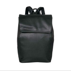 MATT & NAT 100% vegan black leather backpack